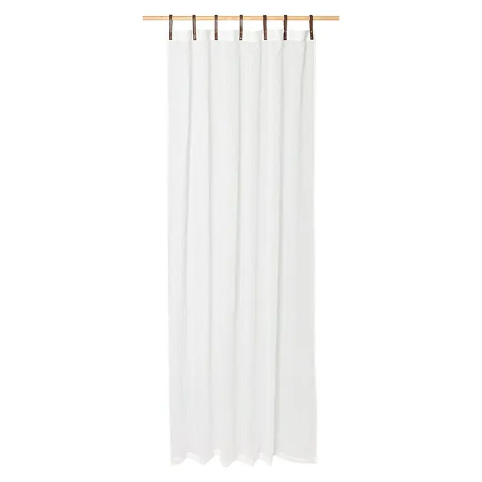 Schlaufenschal Evi - 80 % Polyester, 20 % Baumwolle, Schlaufen: 53 % Polyester, 47 % Polyurethan, Weiß - Vorderansicht