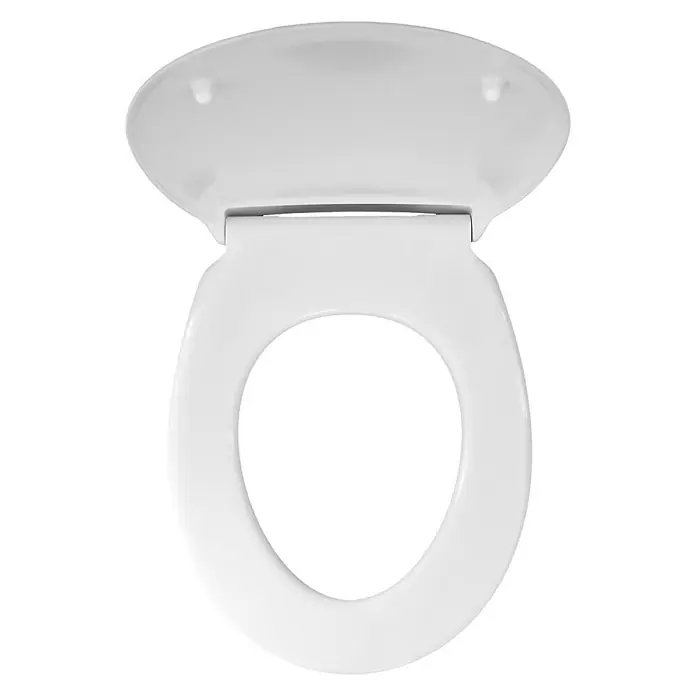 Toiletzitting Tek - Softclose, Duroplast, Wit - Top-down weergave