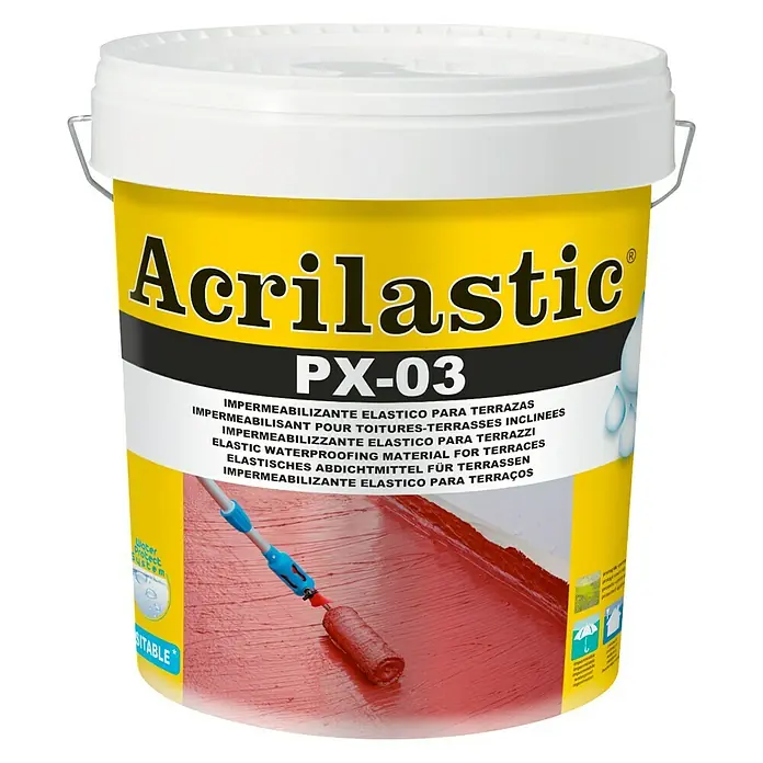 Baixens Impermeabilizante Acrilastic PX-03 - Blanco, 15 l