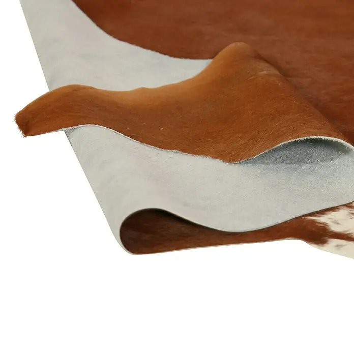 Esbeco Deko-Kuhfell - Braun/Weiß, 100 % Echtfell, Fläche ca.: 3 m² - 4 m² - Detailaufnahme