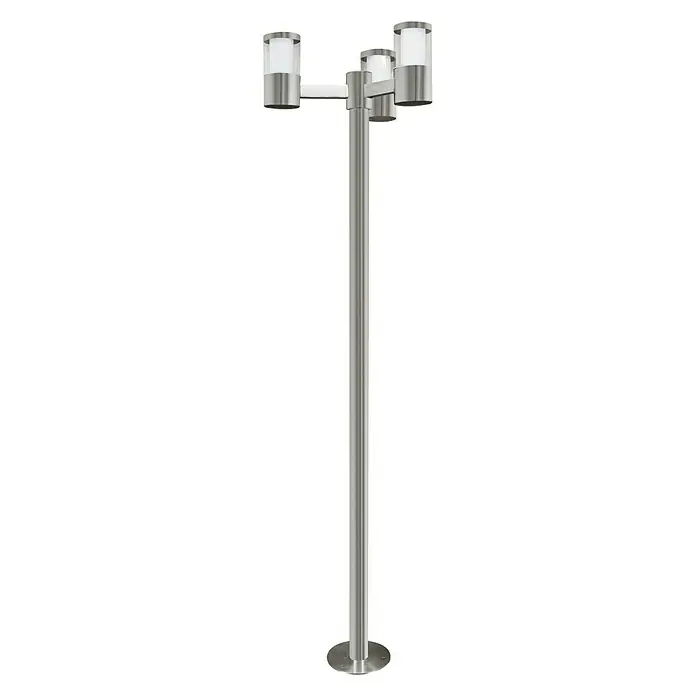 Eglo Basalgo 1 Farola LED - 3 x 3,8 W, 190 cm, Plateado