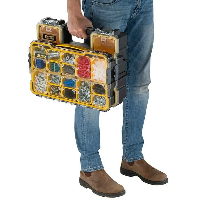 Stanley FatMax Kleinteilekoffer - Anzahl Fächer: 16 - Anwendungsbeispiel