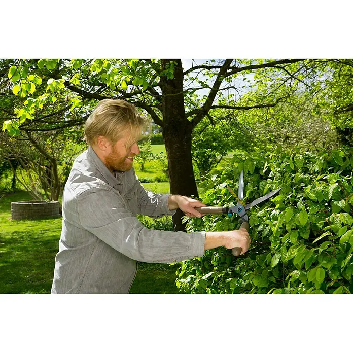 Gardena Ručne škare za živicu - Duljina oštrice: 23 cm - Proizvod u upotrebi