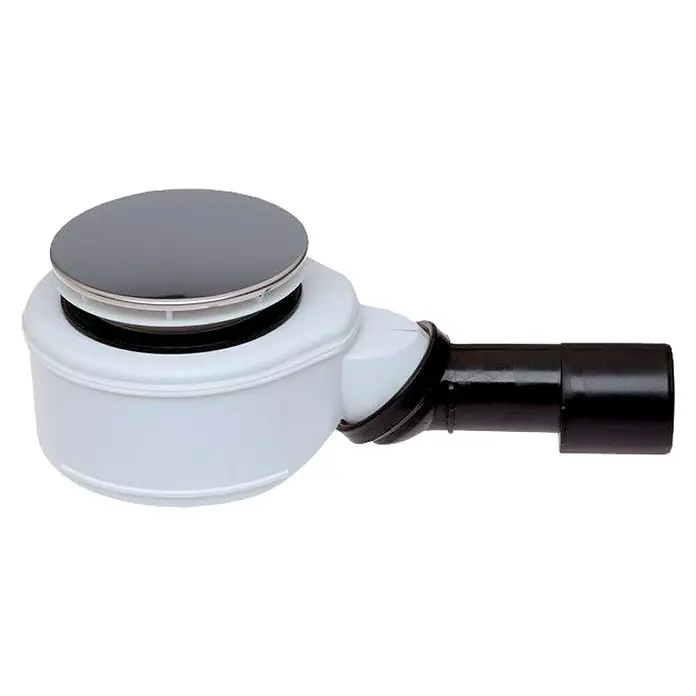 Hutterer & Lechner Duschwannenablauf - Durchmesser Ablauf: 90 mm, Silber