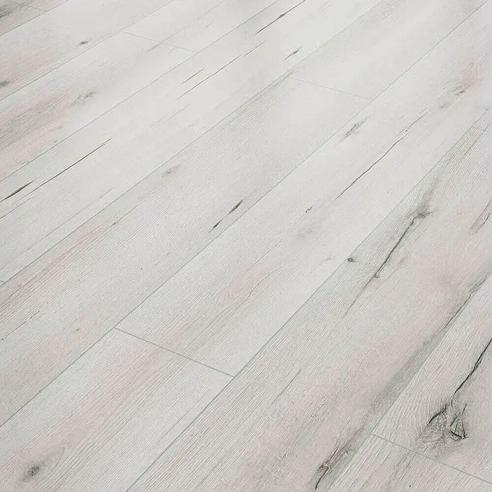 Classen Vinylboden GreenVinyl Schnee-Eiche - 1.290 x 173 x 3,8 mm, Landhausdiele - Anwendungsbeispiel