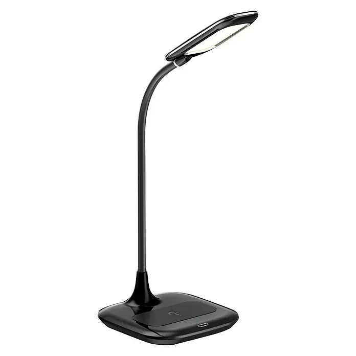Lámpara de sobremesa LED Lui - 5 W, L x An x Al: 16 x 16 x 51,5 cm, Negro, Blanco neutro