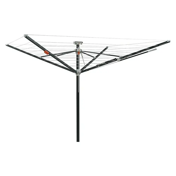 Juwel Wäschespinne Futura Elegant XXL - Belastbarkeit: 5 - 6 Waschmaschinenfüllungen, Länge Wäscheleine: 51,5 m, Durchmesser offen: 235 cm