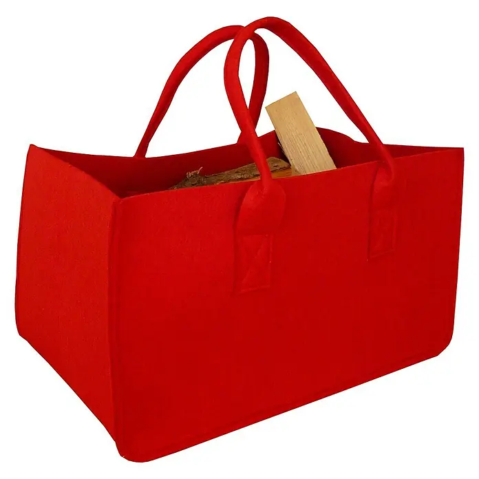 Lienbacher Bolsa de fieltro - 50 x 34 x 27 cm, Rojo