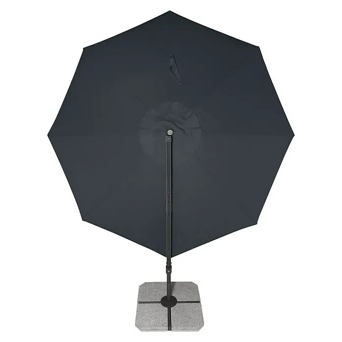 Derby Ravenna Pendelschirm Ravenna - Anthrazit, Durchmesser: 392 cm - Vorderansicht