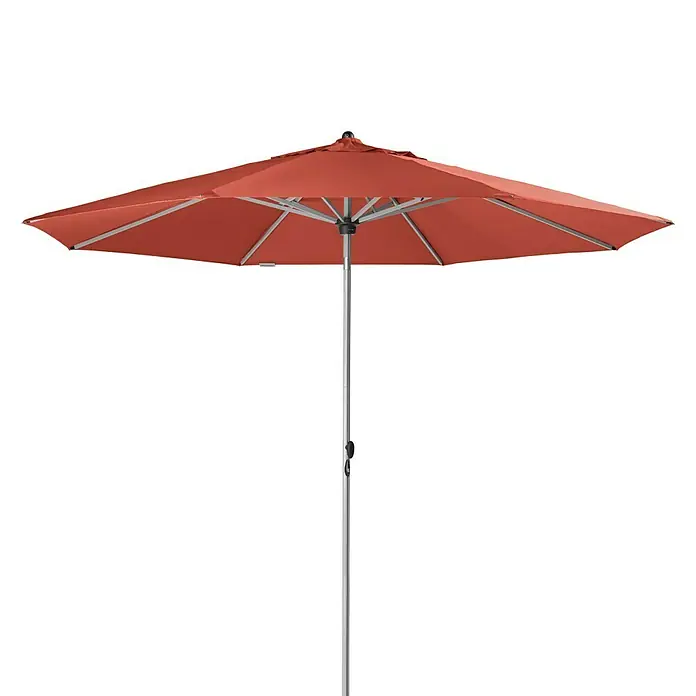Doppler Sonnenschirm Active Teleskop - Terracotta, Durchmesser: 333 cm - Vorderansicht