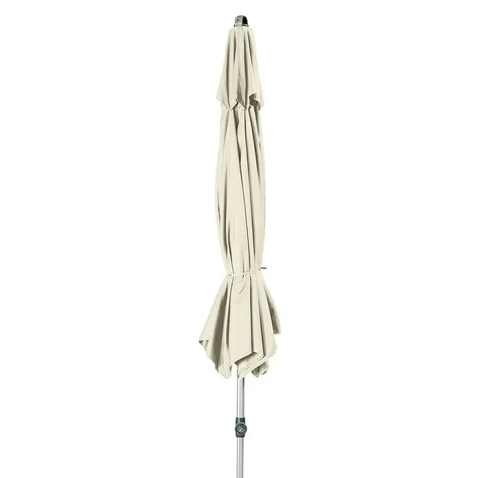 Doppler Expert Kurbelschirm Auto Tilt - Natur, Durchmesser: 320 cm - Vorderansicht