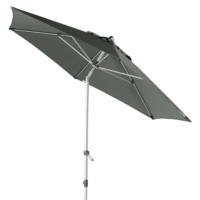 Doppler Expert Kurbelschirm Auto Tilt - Anthrazit, Durchmesser: 280 cm - Ansicht von unten