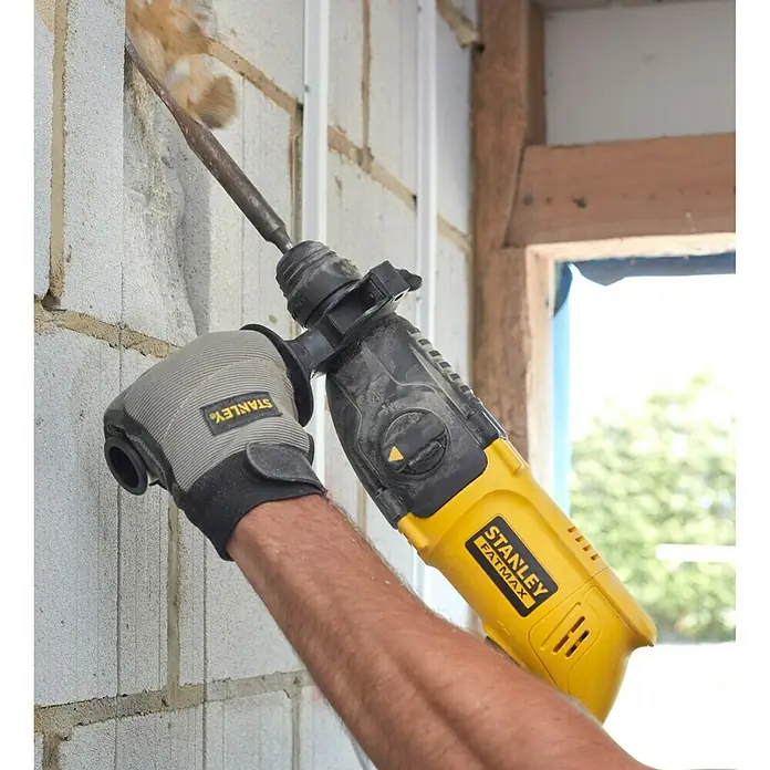 Stanley FatMax Martillo perforador SFMEH200K-QS - 750 W, Número de revoluciones de marcha en vacío: 0 r.p.m. - 1.150 r.p.m., Energía de percusión: 2,2 J