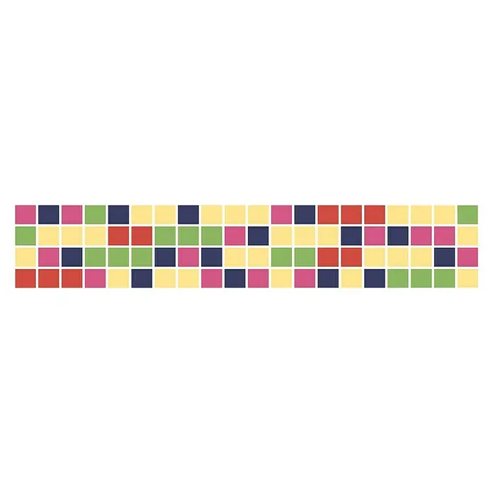 Cenefa Yaneth - 25 x 5 cm, Multicolor