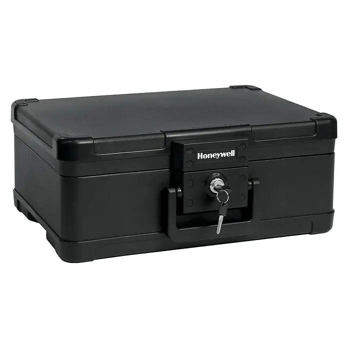 Honeywell Dokumentenkassette - L x B x H: 320 x 407 x 166 mm, Zylinderschloss - Vorderansicht