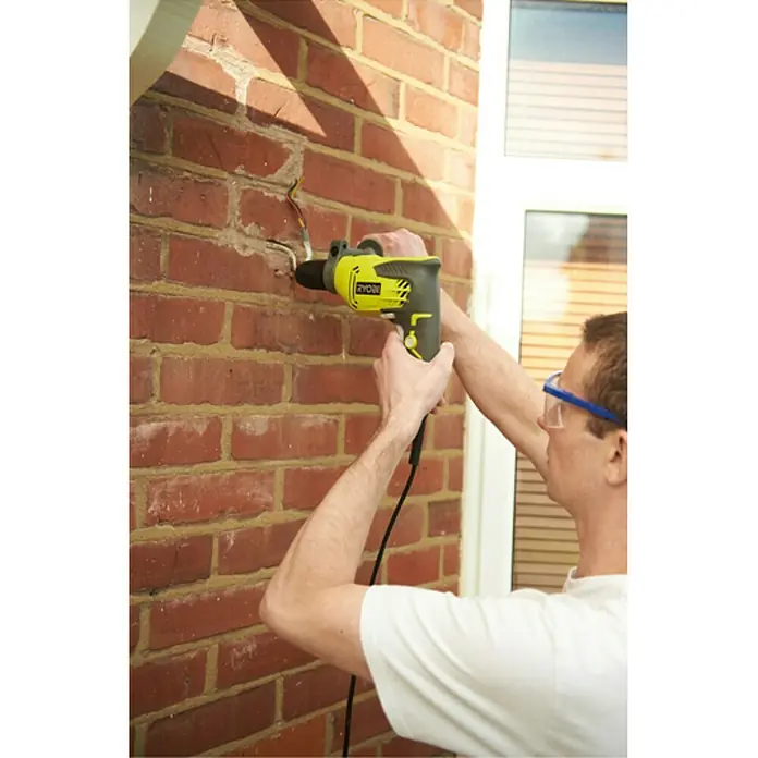Ryobi Taladro percutor RPD500-G - 500 W, Número de revoluciones de marcha en vacío: 3.000 r.p.m.