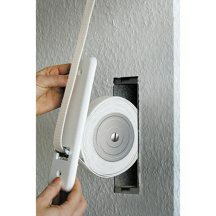 Schellenberg Rollladen-Gurtwickler Maxi - Lochabstand: 185 mm, Gurtbreite: 23 mm, Max. Gurtlänge: 5,6 m