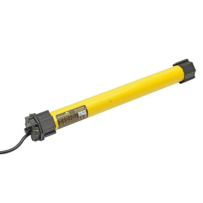 Schellenberg Rohrmotor Maxi Plus 10 - Max. Rollladenfläche: 4,2 m² bei Kunststoffrollläden, Einbaulänge: 555 mm, Zugkraft: 20 kg - Ansicht von oben