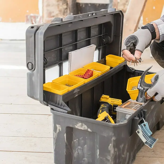 Stanley FatMax Caja de herramientas Pro Cantilever - Plástico, Capacidad: 39 l, 26''