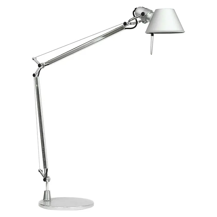 Artemide Tischleuchte Tolomeo - 77 W, Silber, Silber, E27 - Vorderansicht