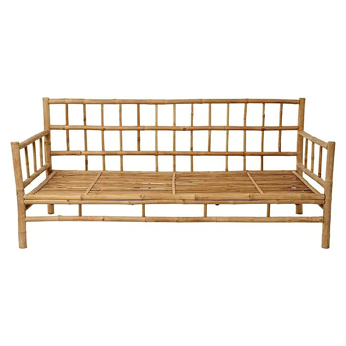Sofá de jardín Kendari - Miel, L x An x Al: 180 x 75 x 82 cm