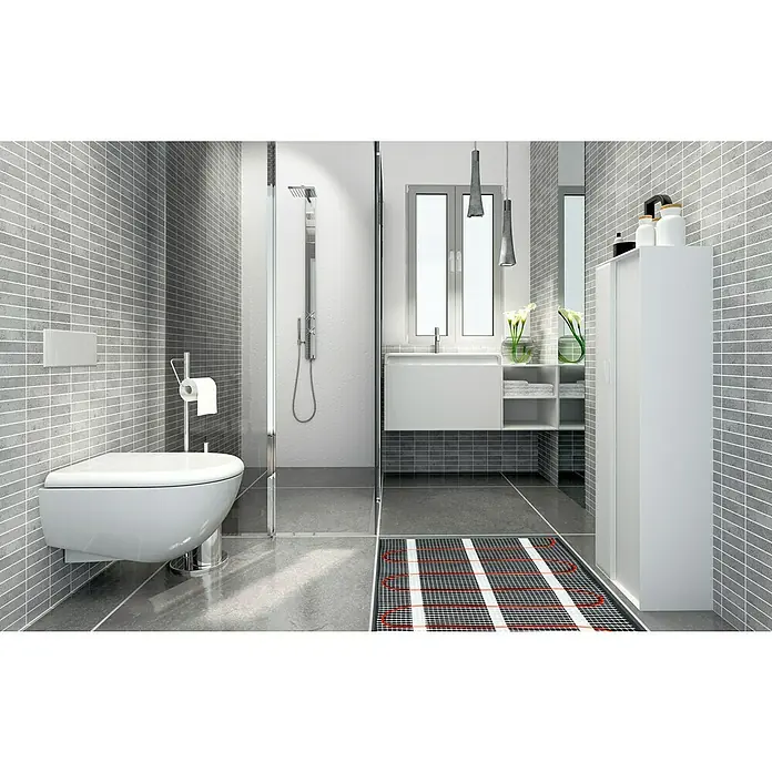 Admiral E-Power Podno grijanje Comfort - 9,6 x 0,5 m, Grijaća površina: 5 m², 135 W/m² - Pogled odozgo