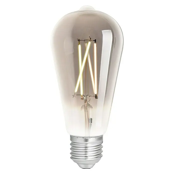 WiZ LED-Leuchtmittel - E27, 7 W, Smoky, ST64, 350 lm