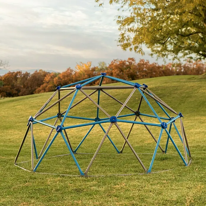 Lifetime Dječja vrtna igračka Geodome - 274 x 274 x 137 cm, Smeđe boje, Plave boje - Živopisni prikaz