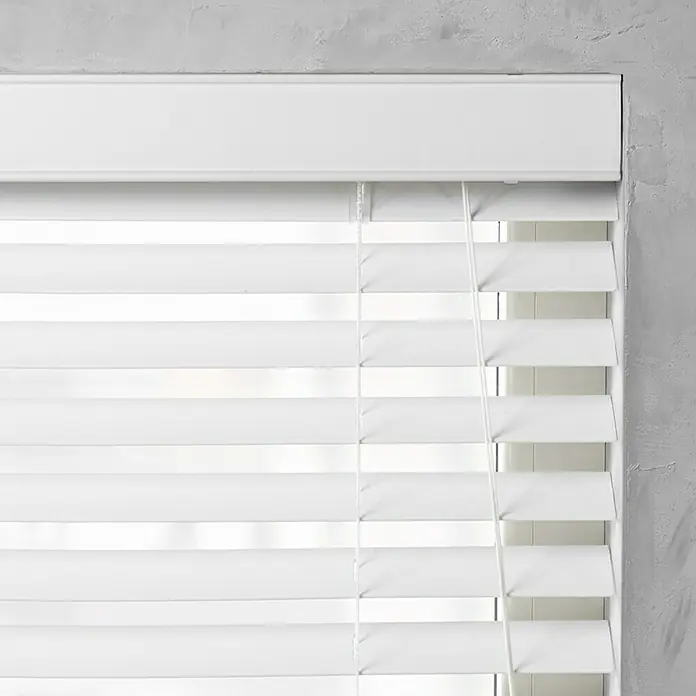 Jalousie - B x H: 75 x 240 cm, Weiß - Detailaufnahme