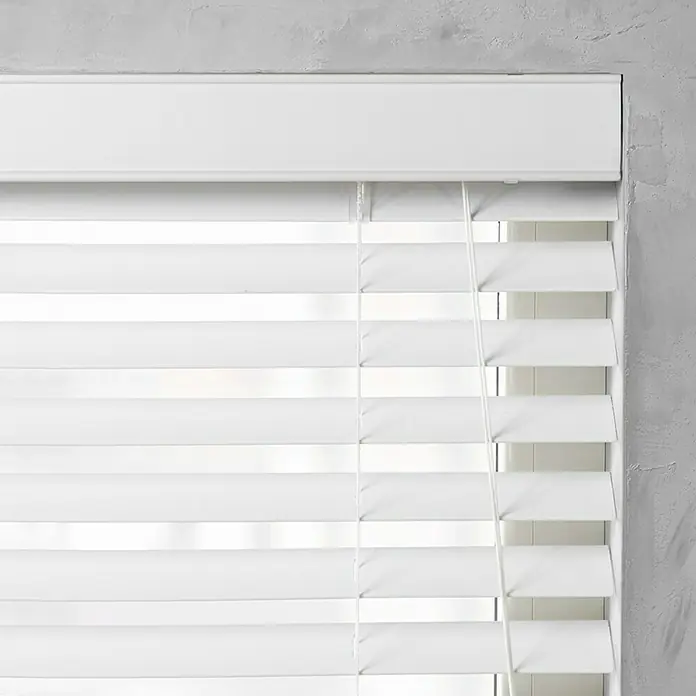 Jalousie - B x H: 90 x 175 cm, Weiß - Detailaufnahme