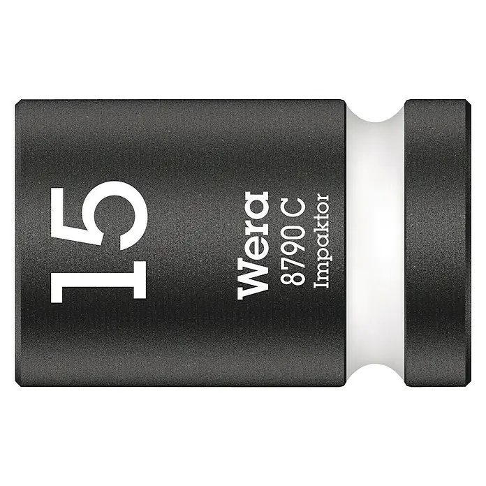 Wera Steckschlüsseleinsatz 8790 C - Schlüsselweite: 15 mm, Antriebsgröße: ½″ - Vorderansicht