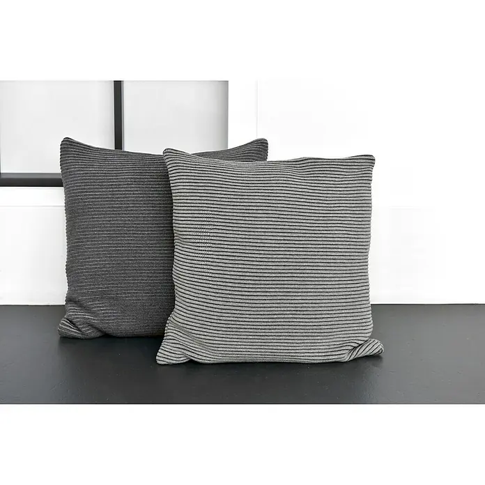 Nielsen Kissen Hila - Dunkelgrau, L x B: 50 x 50 cm