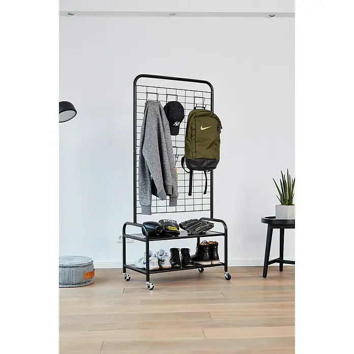 Store It Kleiderwagen - L x B x H: 45 x 167 x 77 cm, Rollen, Metall - Stimmungsaufnahme