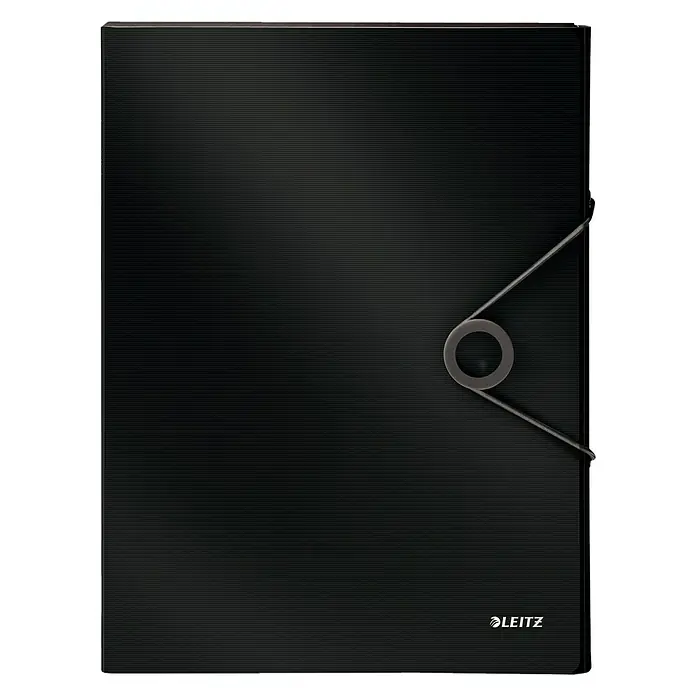 Leitz Eckspannermappe Solid - L x B x H: 8 x 235 x 320 mm, DIN A4 - Vorderansicht