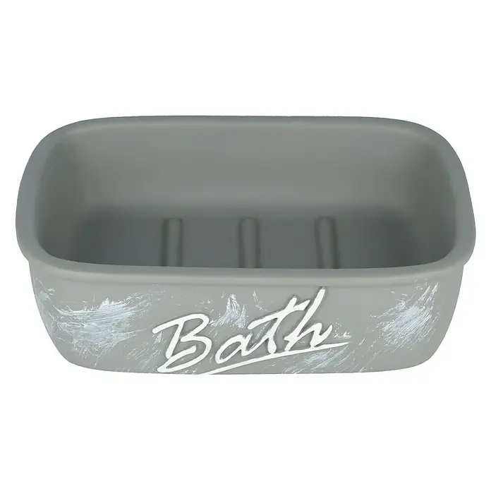 Venus Bath Seifenschale - Polyresin, Weiß/Grau