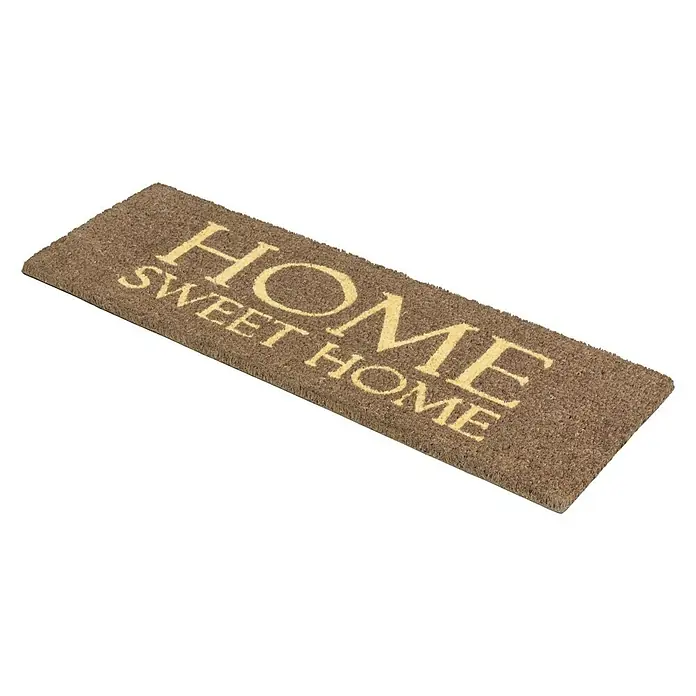 Astra Coco Kokosfußmatte Style - Home Sweet Home, Bunt, 25 x 75 cm, 100 % Kokos - Rechte Seitenansicht