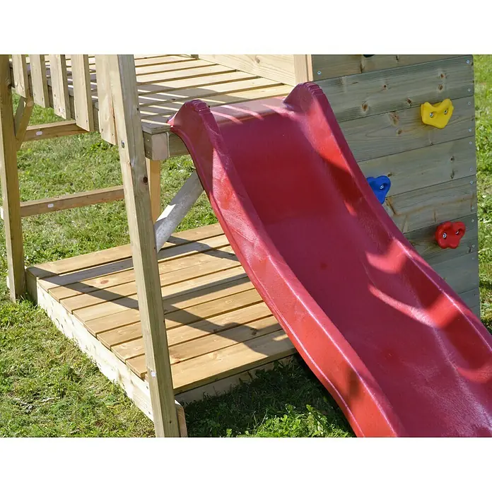 Wendi Toys Kinderspielturm Salamander - 290 x 340 cm - Detailaufnahme