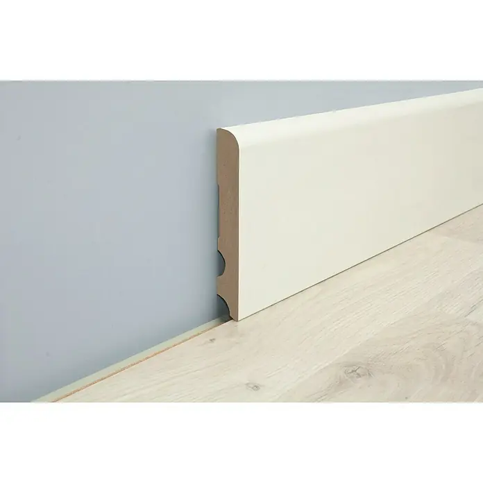 LOGOCLIC Podna kutna lajsna - 2,6 m x 16 mm x 90 mm, Zaobljeno - Detaljan prikaz