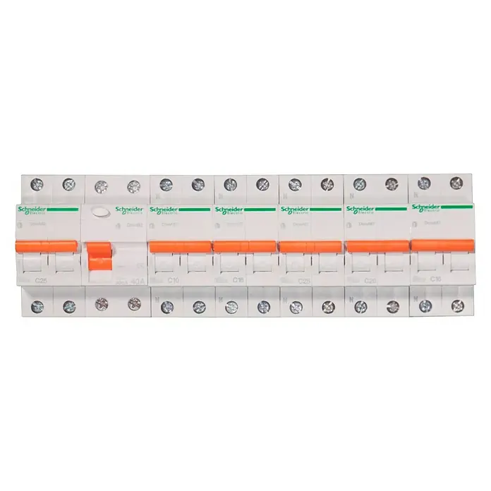 Schneider Electric Magnetotérmico automático - C, 10 A, Número de polos: 2 polos