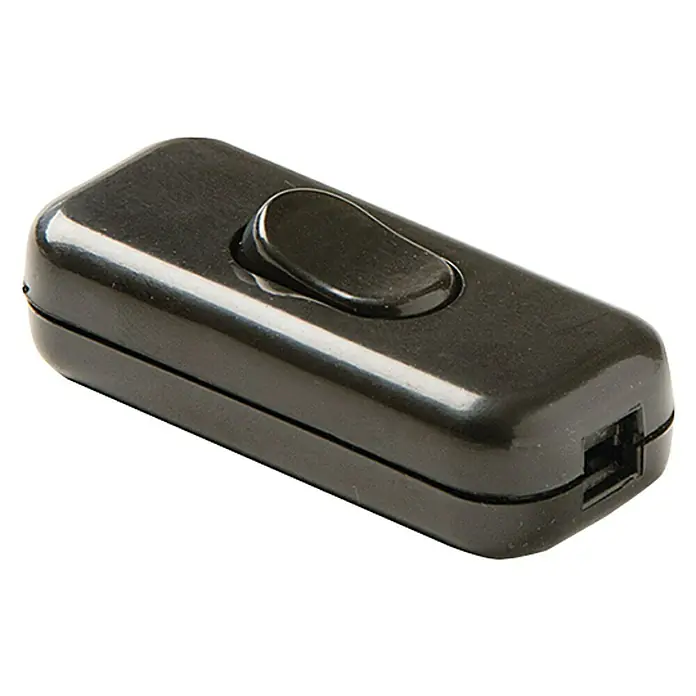 Famatel Interruptor de palanca Paso - Negro, 250 V, 2 A