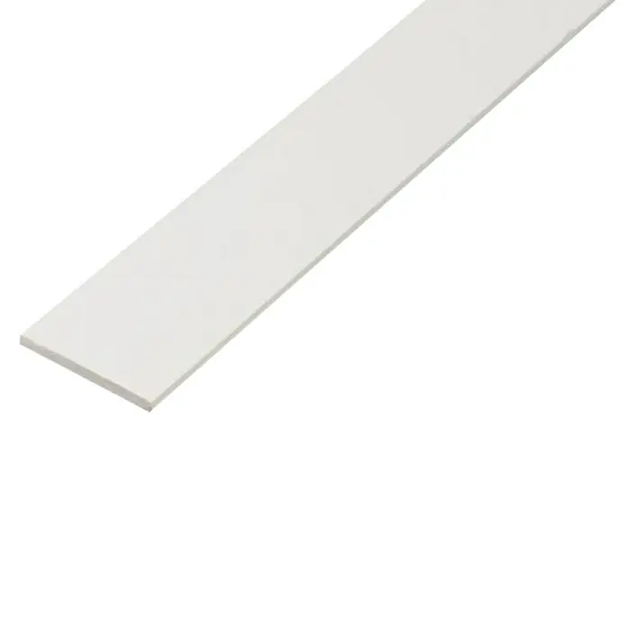 Solid Elements Perfil de marco para ventana - 250 cm x 50 mm x 2,5 mm, Blanco