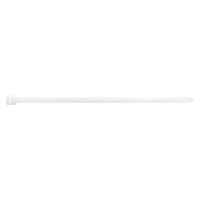 Index Bridas para cables de Nylon - Blanco, L x An: 200 x 4,8 mm, 100 uds.