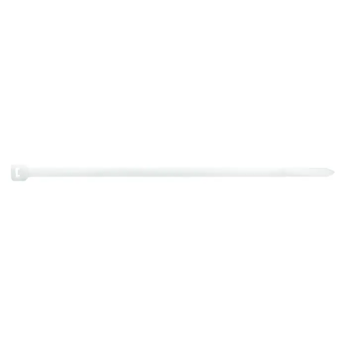 Index Bridas para cables de Nylon - Blanco, L x An: 290 x 4,8 mm, 100 uds.