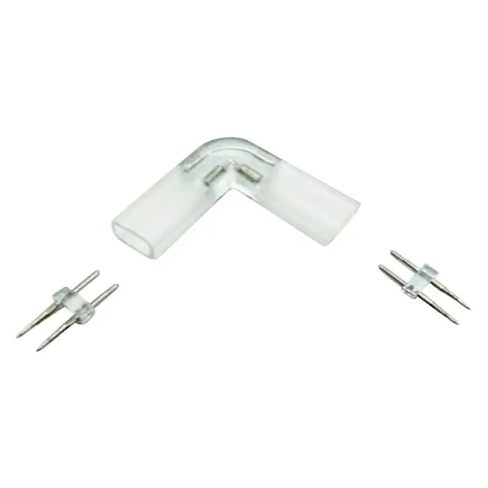 Alverlamp Conector en L para tiras LED 2835 - L x An: 4,5 x 4,5 cm, Plástico