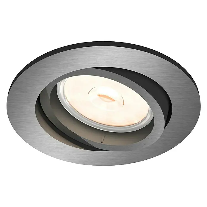 Philips Foco empotrable Donegal - 5,5 W, GU10, Gris, Diámetro: 9 cm