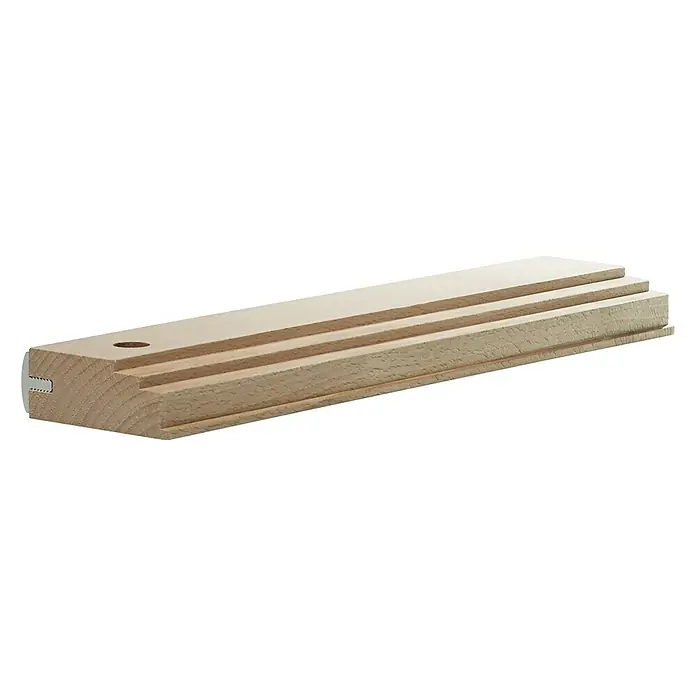 Wolfcraft Schlagholz - L x B x H: 28,1 x 6,2 x 2,4 cm - Vorderansicht
