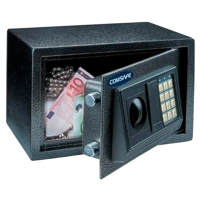 Rottner Möbeltresor Atlantis Mini - 20 x 31 x 23 cm, Elektronisches Zahlenschloss, Anthrazit