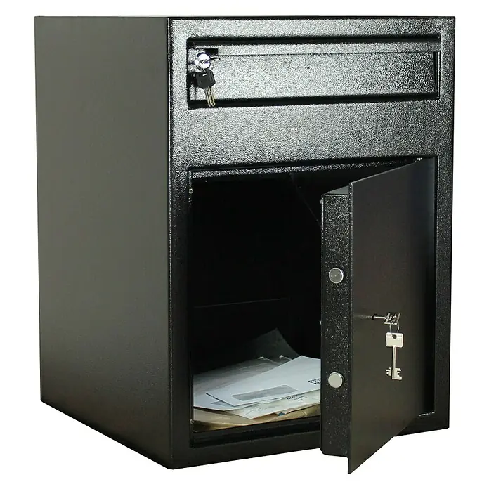 Rottner Einwurftresor Cashmatic 2 - 47 x 46 x 60 cm, Doppelbartschloss