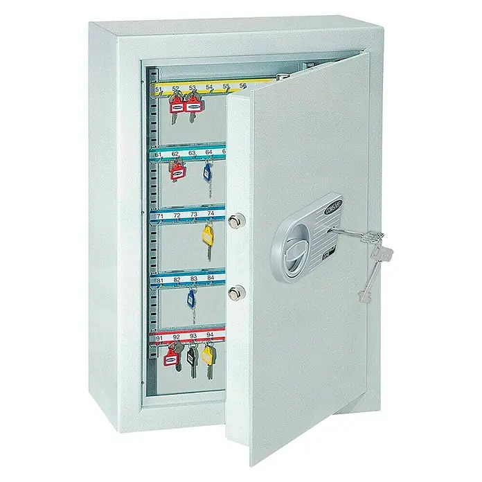 Rottner Schlüsselkasten Premium - Geeignet für: 100 Schlüssel, Doppelbartschloss, L x B x H: 22 x 46 x 63,5 cm