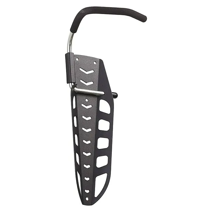Mottez Fahrrad-Wandhalter XL - L x B x H: 18 x 14 x 36 cm, Traglast: 20 kg - Vorderansicht